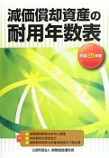 減価償却資産の耐用年数表　平成25年