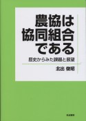 農協は協同組合である