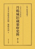 丹鶴城旧蔵幕府史料　幕府書目録（1）