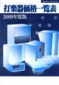 打楽器価格一覧表　2009