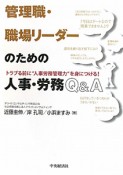 管理職・職場リーダーのための　人事・労務Q＆A