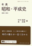 年表　昭和・平成史　1926－2011