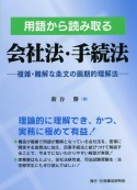 用語から読み取る会社法・手続法