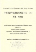 経済センサス－活動調査報告　6－3　製造業に関する集計　用地・用水編　平成28年