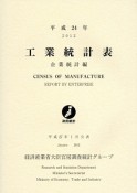 工業統計表　企業統計編　平成24年