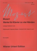 モーツァルト／4手のためのピアノ曲集＜ウィーン原典版・新版＞（1）