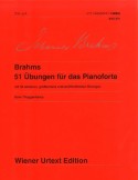 ブラームス／ピアノのための51の練習曲　初出版の追加練習曲併録