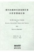 農林水産省統計表　第95次