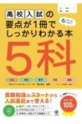 高校入試の要点が1冊でしっかりわかる本5科