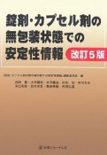 錠剤・カプセル剤の無包装状態での安定性情報