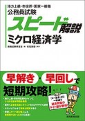 公務員試験　スピード解説　ミクロ経済学