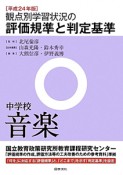 観点別学習状況の評価規準と判定基準　中学校　音楽　平成24年