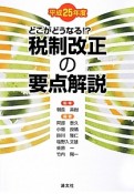 税制改正の要点解説　平成25年