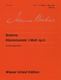 ブラームス　ピアノ・ソナタ第3番　ヘ短調：作品5＜ウィーン原典版＞
