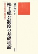 株主総会制度の基礎理論