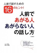 人前であがる人あがらない人の話し方