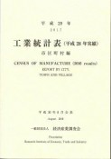 工業統計表　市区町村編　平成29年