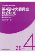 第4回中央委員会総会決定　日本共産党第28回大会