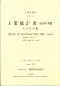 工業統計表　市区町村編　2019年　2018年実績