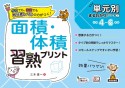 面積・体積習熟プリント小学4〜6年生