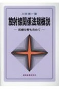 放射線関係法規概説　医療分野も含めて