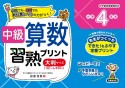 中級算数習熟プリント　小学4年生　大判サイズ